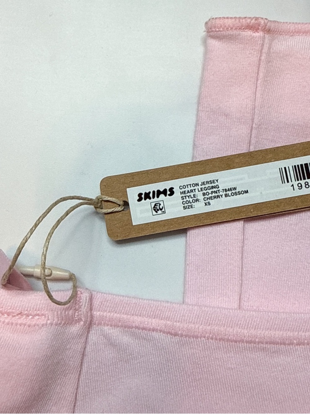 NWT Skims Cotton Jersey Heart Leggings - Picture 5 of 5